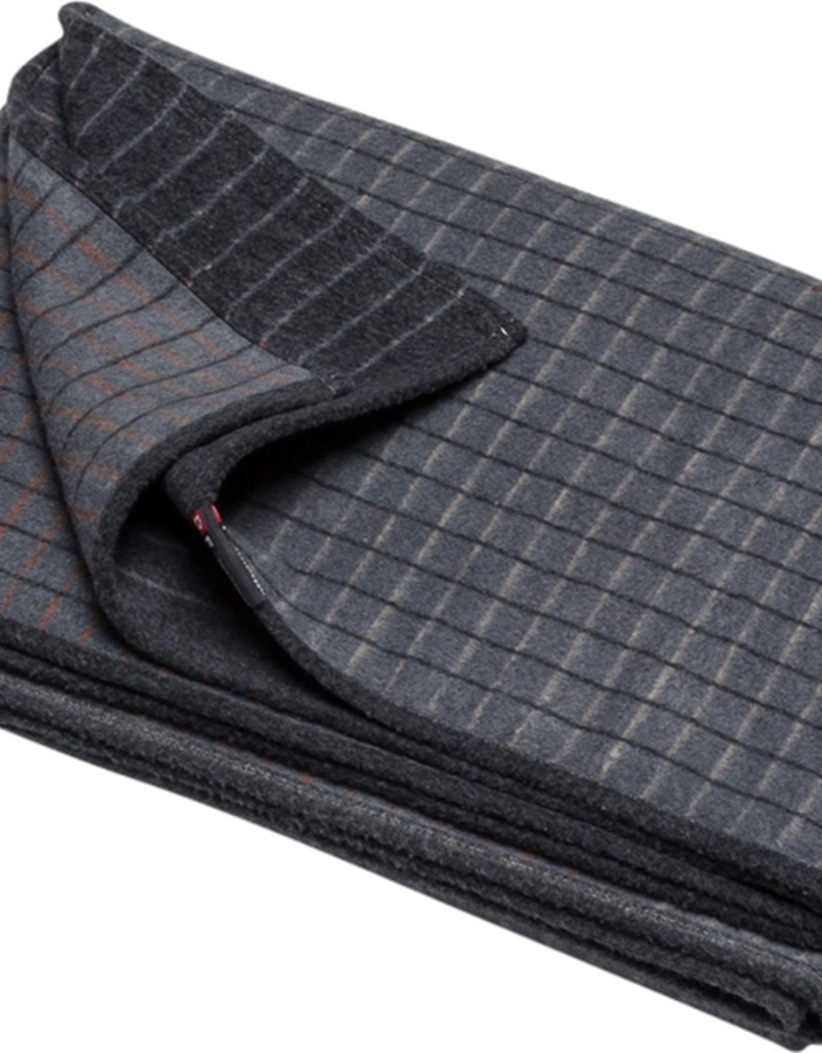 Cotton Flannel Checkered Throw - Grey