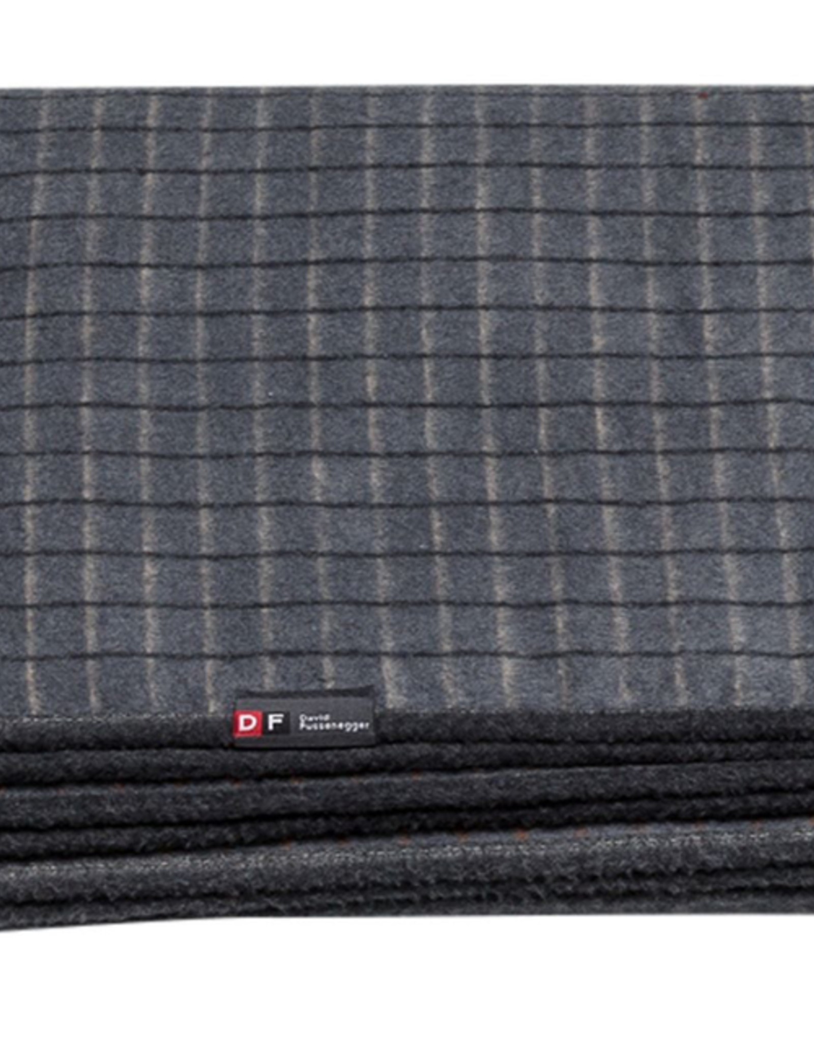 Cotton Flannel Checkered Throw - Grey