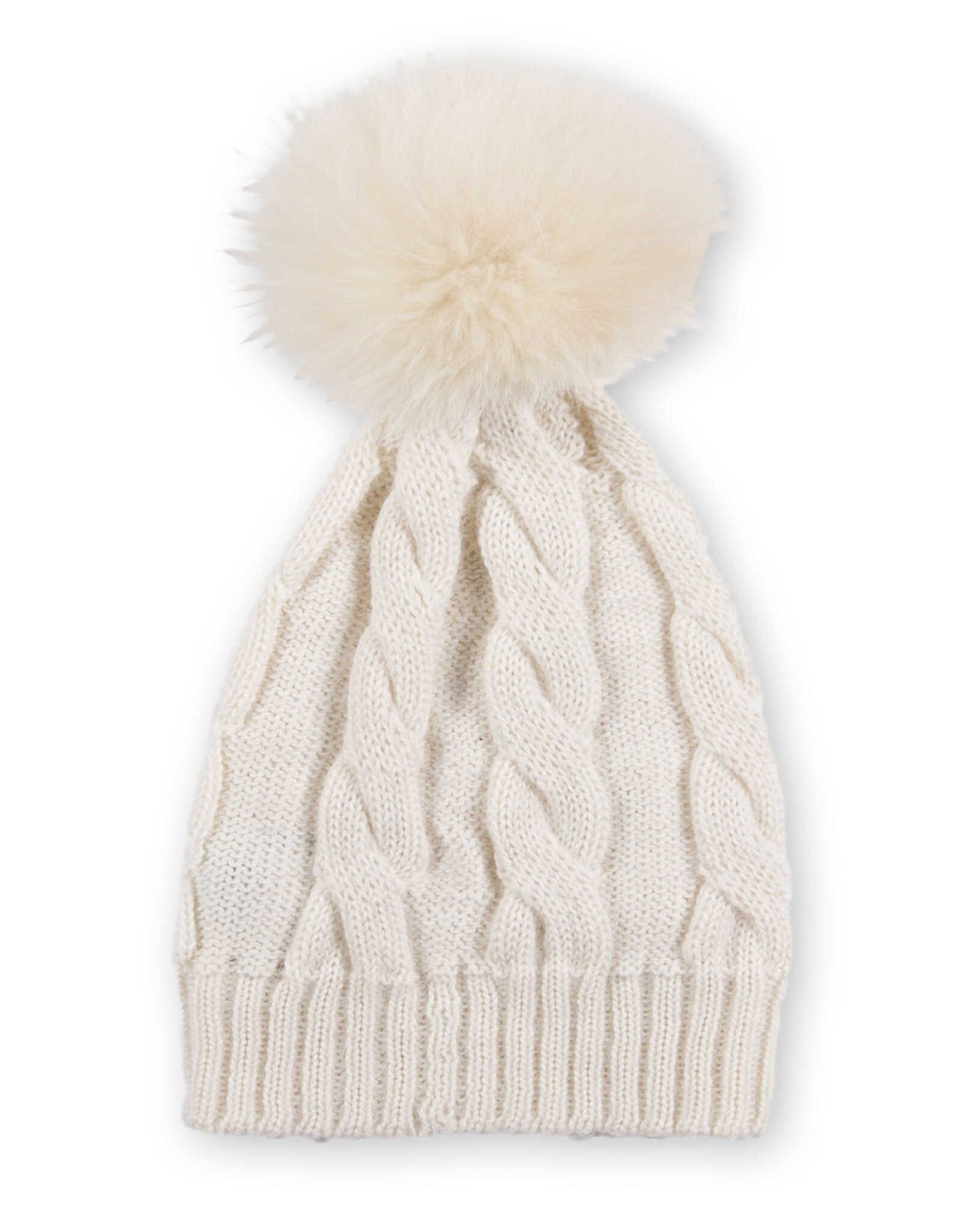 Alpaca Pom Pom Hat