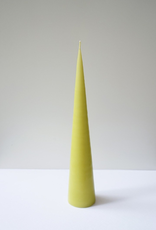 Cone Candle Small Dark Lime