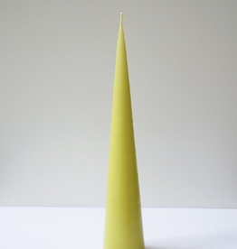 Cone Candle Small Dark Lime