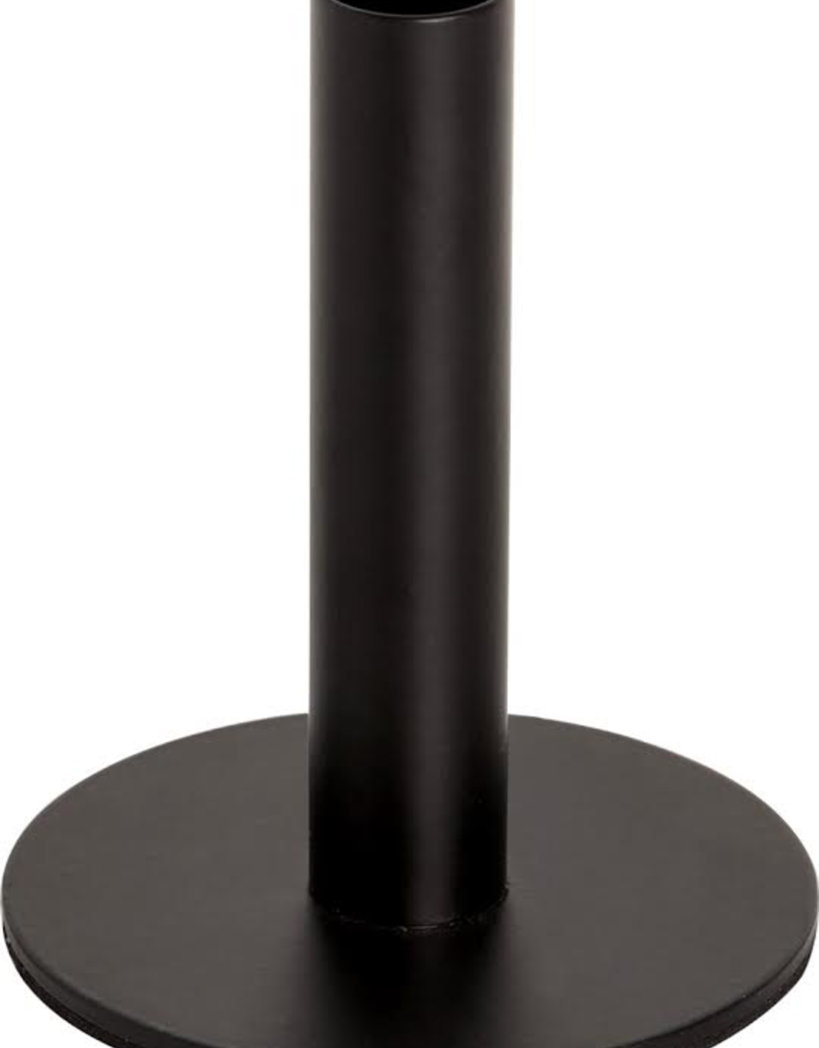 Metal Candle Holder, Black Large