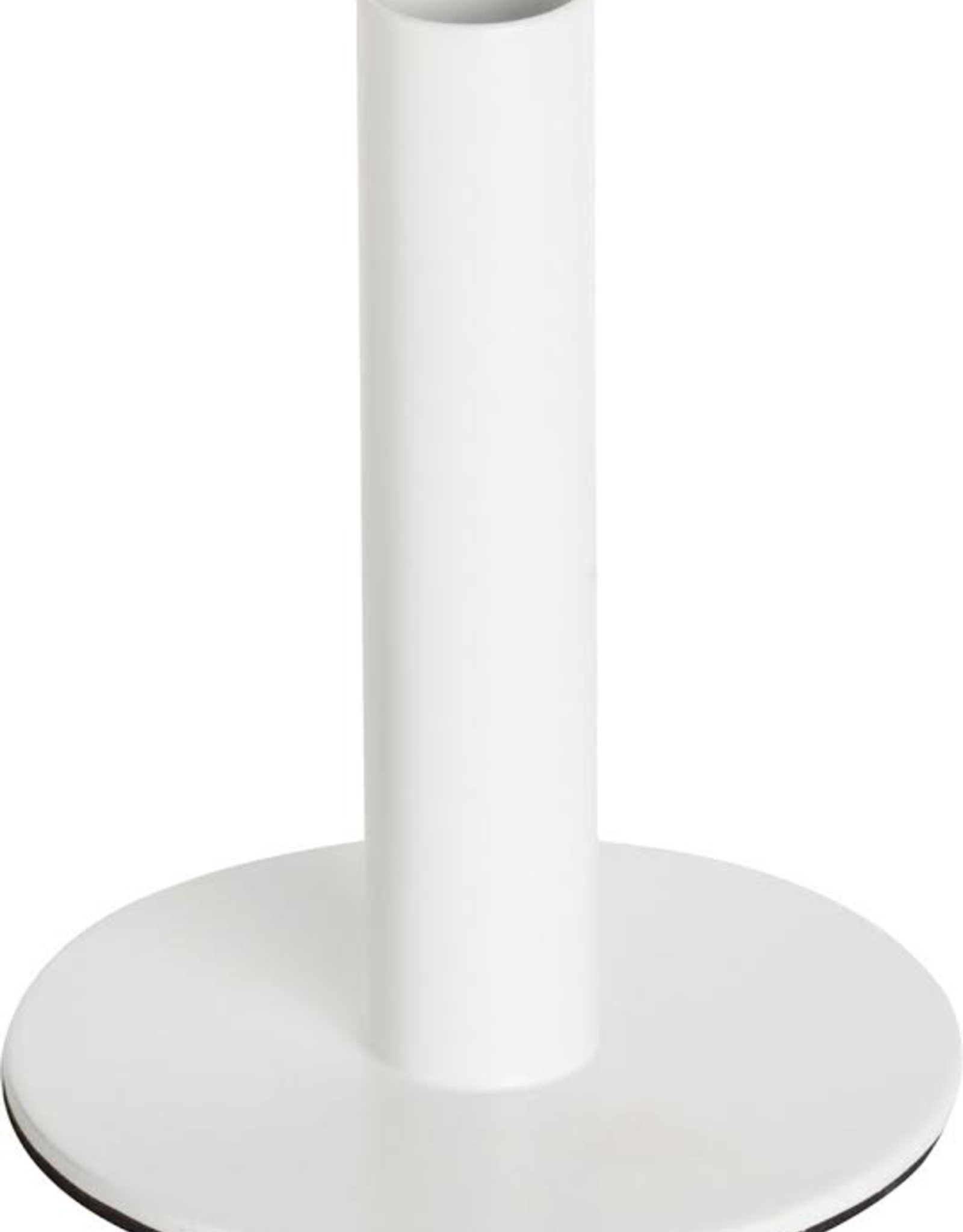 Metal Candle Holder, White Large