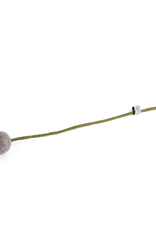 Felt Ball Flower Small - Grey