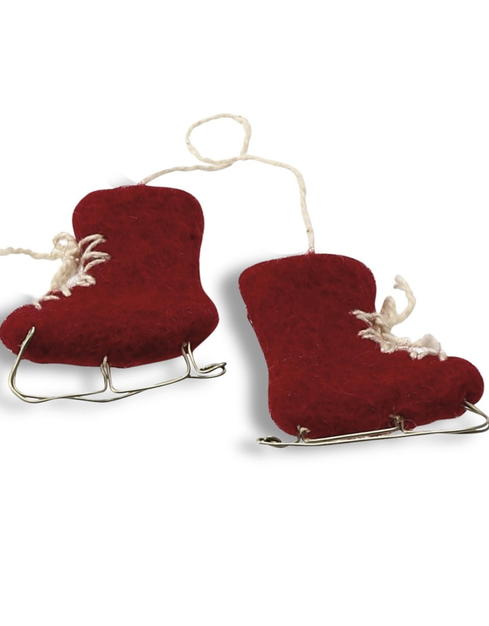 Felted Skates Red