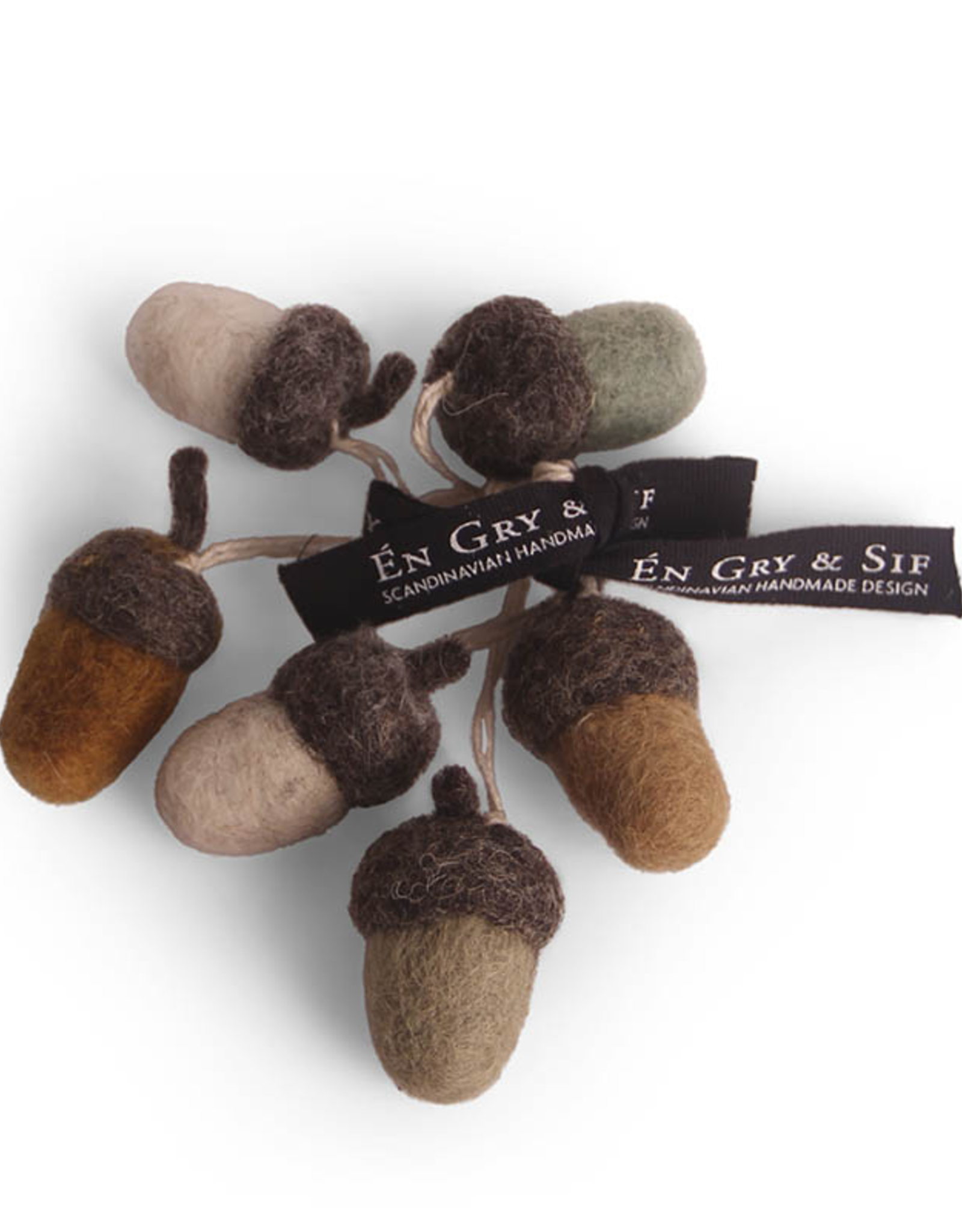 Felted Acorns, Set 6
