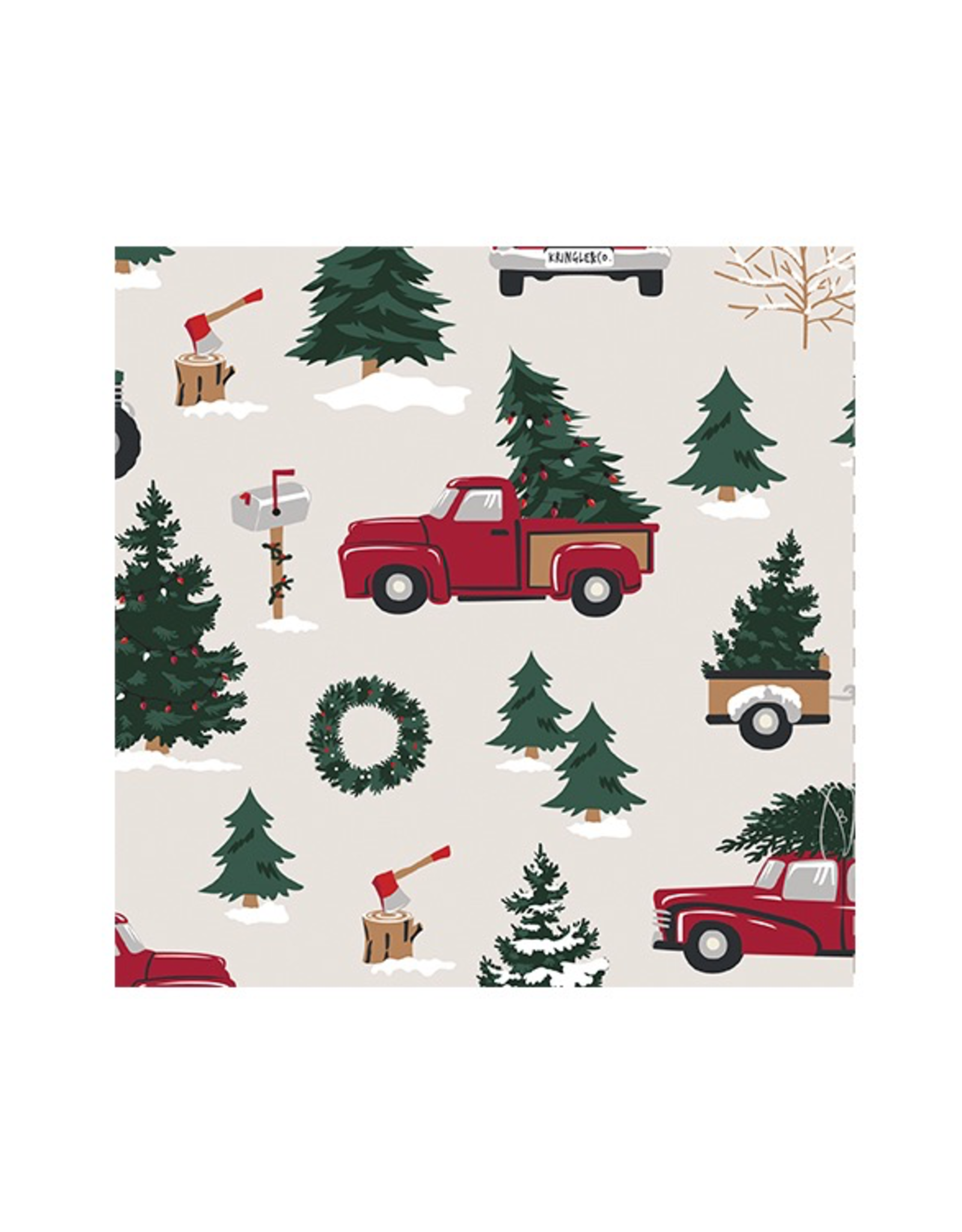 Vintage Christmas Paper Napkins