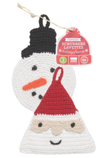 Snowman And Saint Nick Tawashi Scrubbers