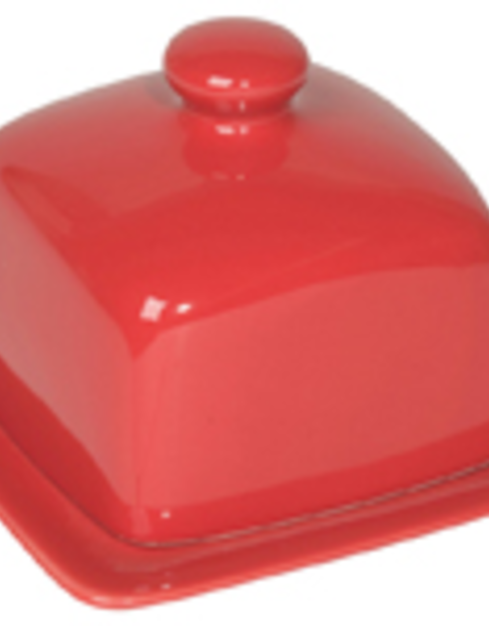 Butter Dish, Red