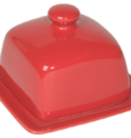 Butter Dish, Red
