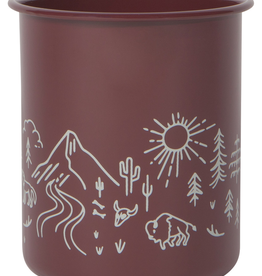 Stay Wild Enamel Pencil Cup