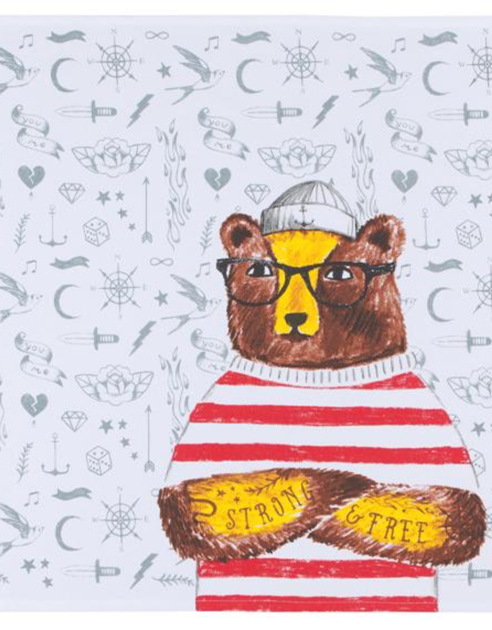 Strong & Free Tea Towel Boxed