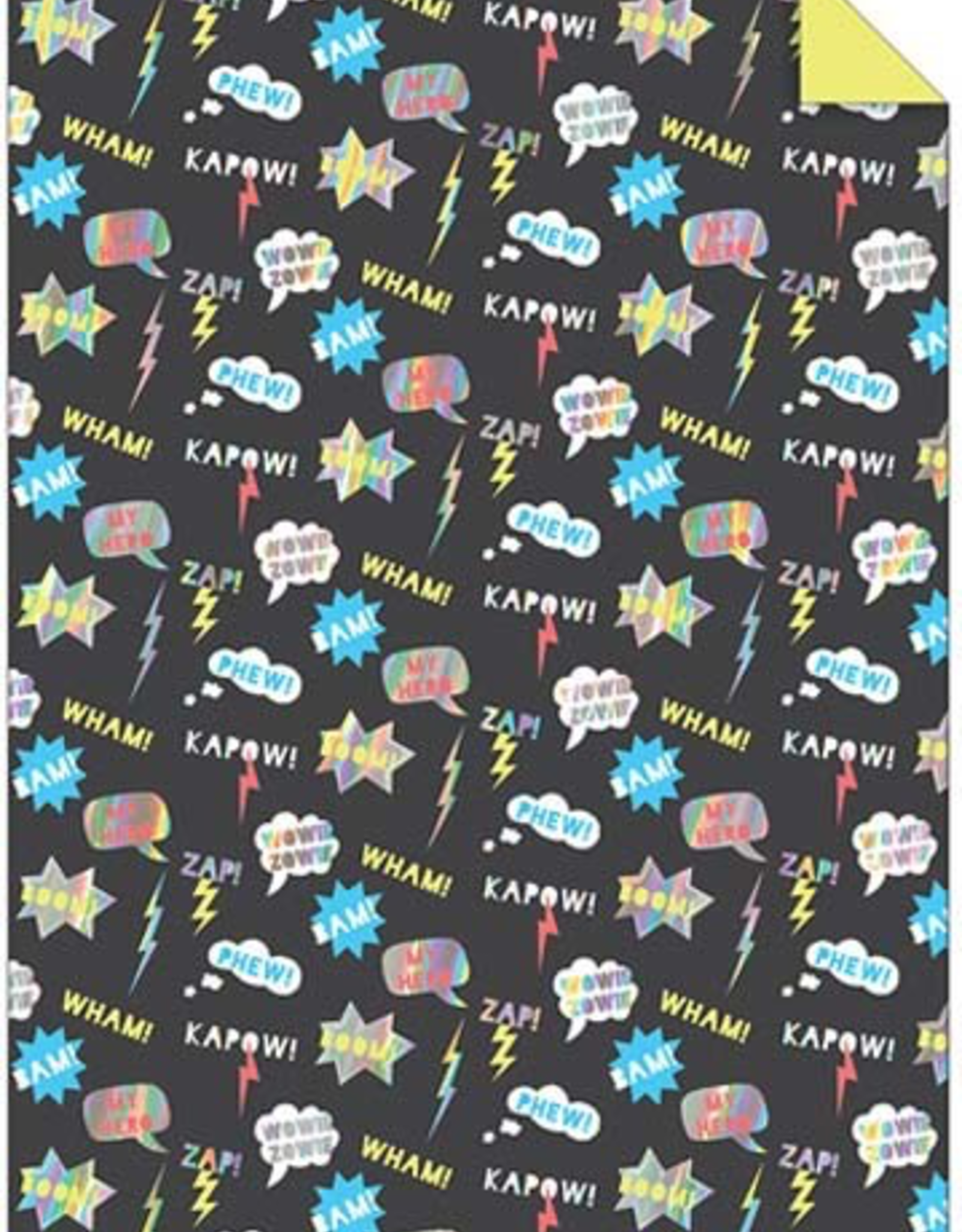 Wham Zap Wrapping Paper