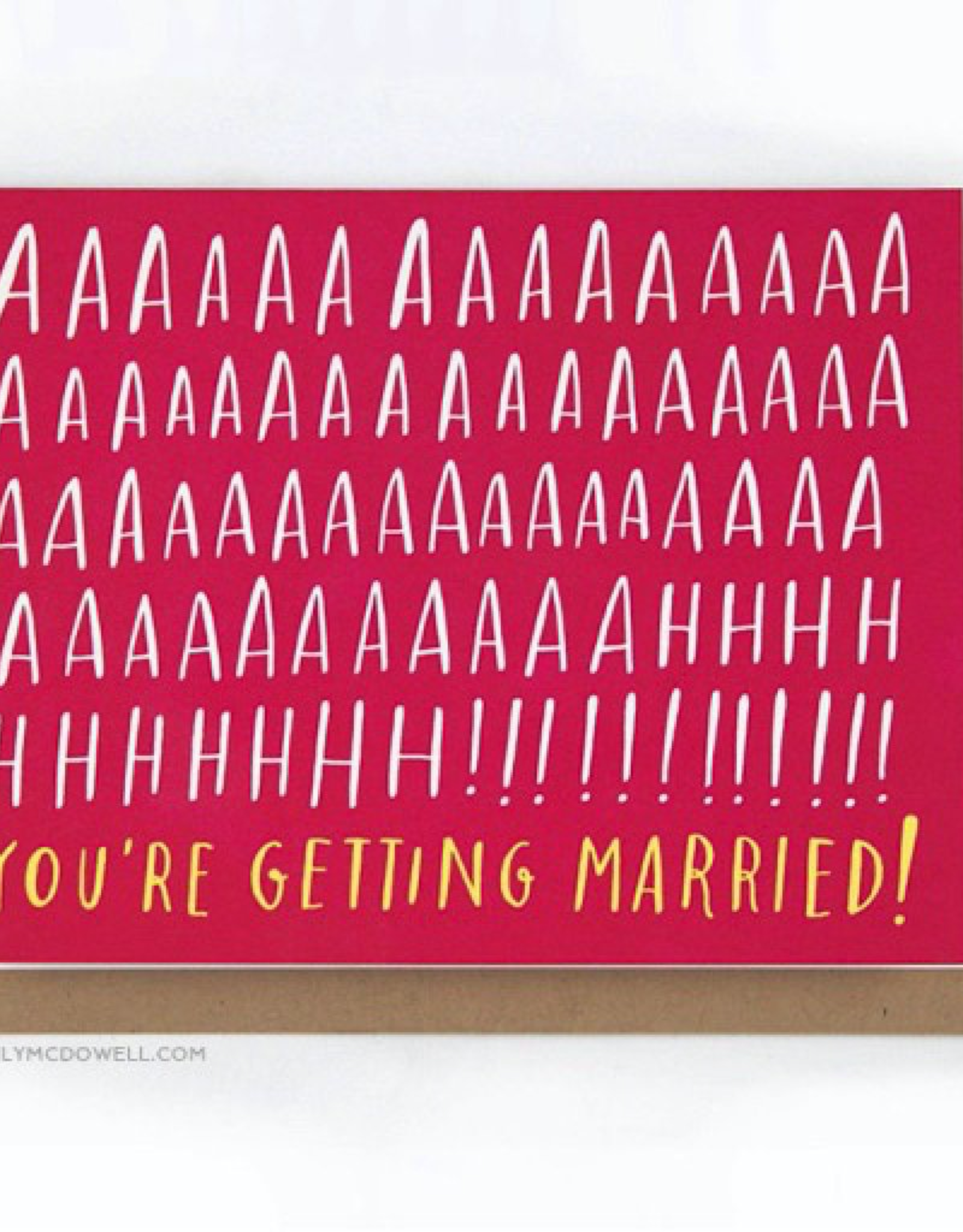 AHHH Married Card