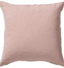 100% Linen Cushion - Rose 50cmx50cm