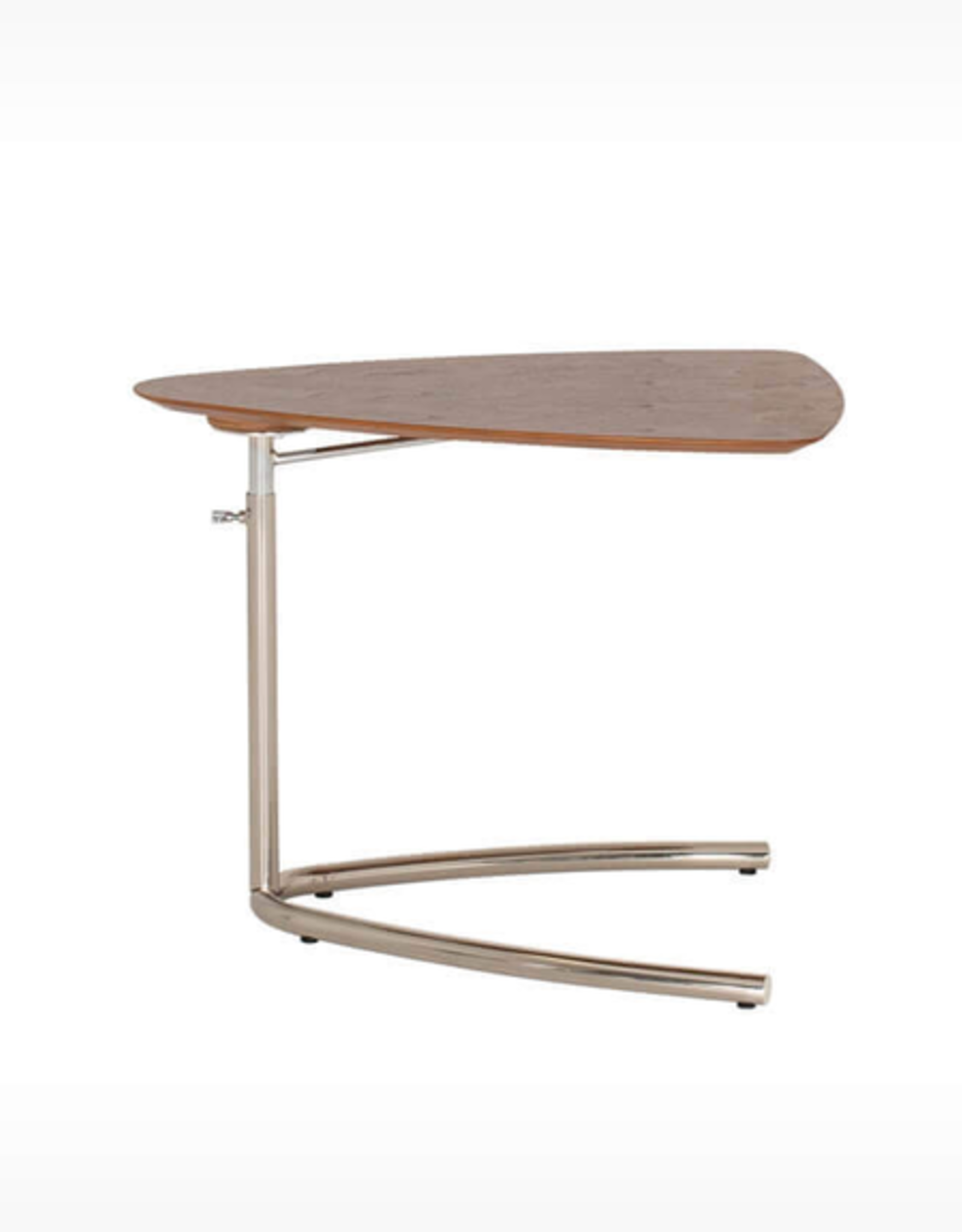 Boomerang End Table Walnut