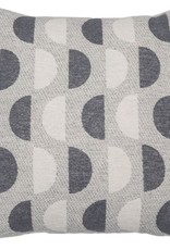 Organic cotton half circles cushion