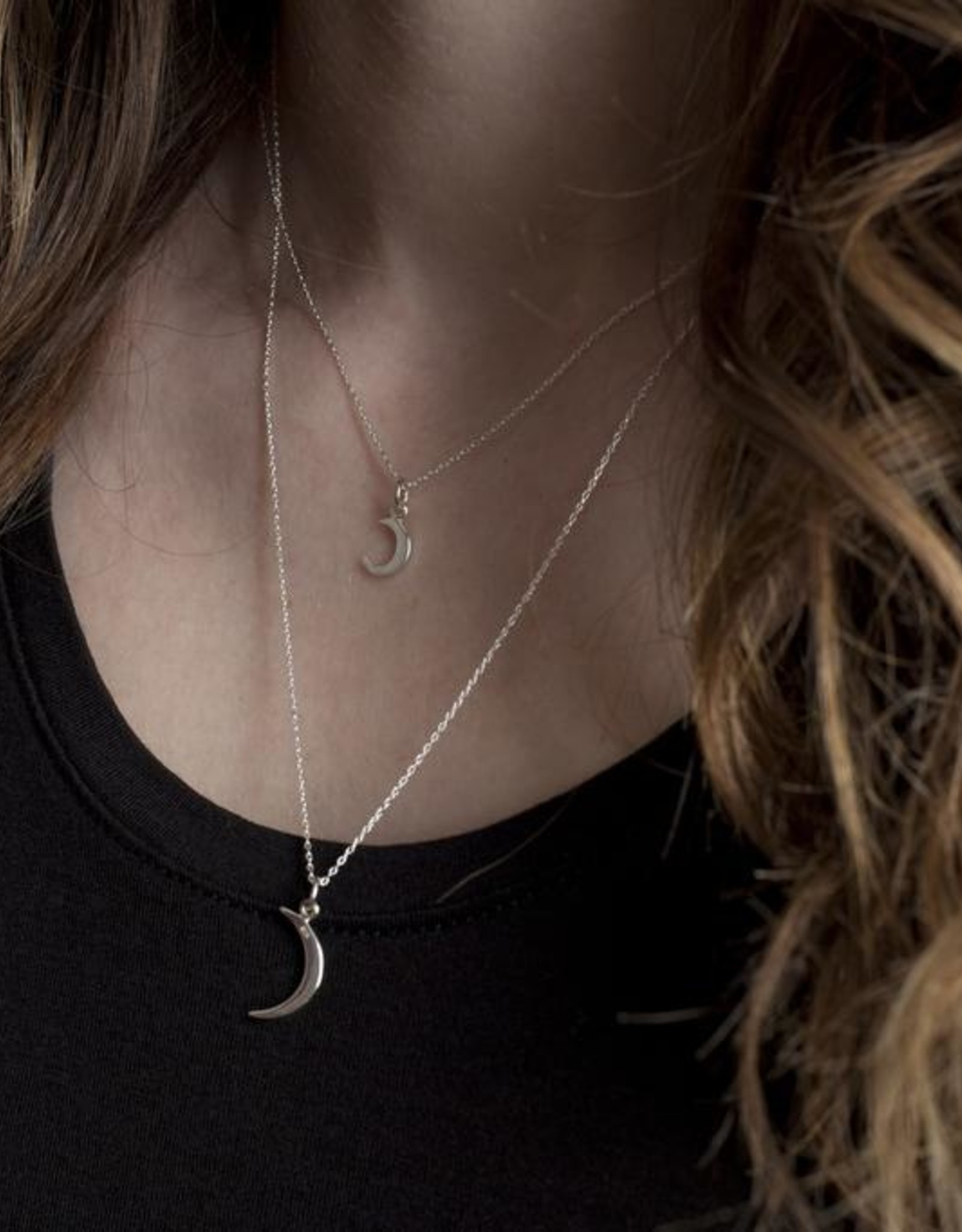 Moonlight Necklace 18" Sterling Silver