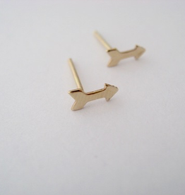 Arrow Earrings Gold Fill