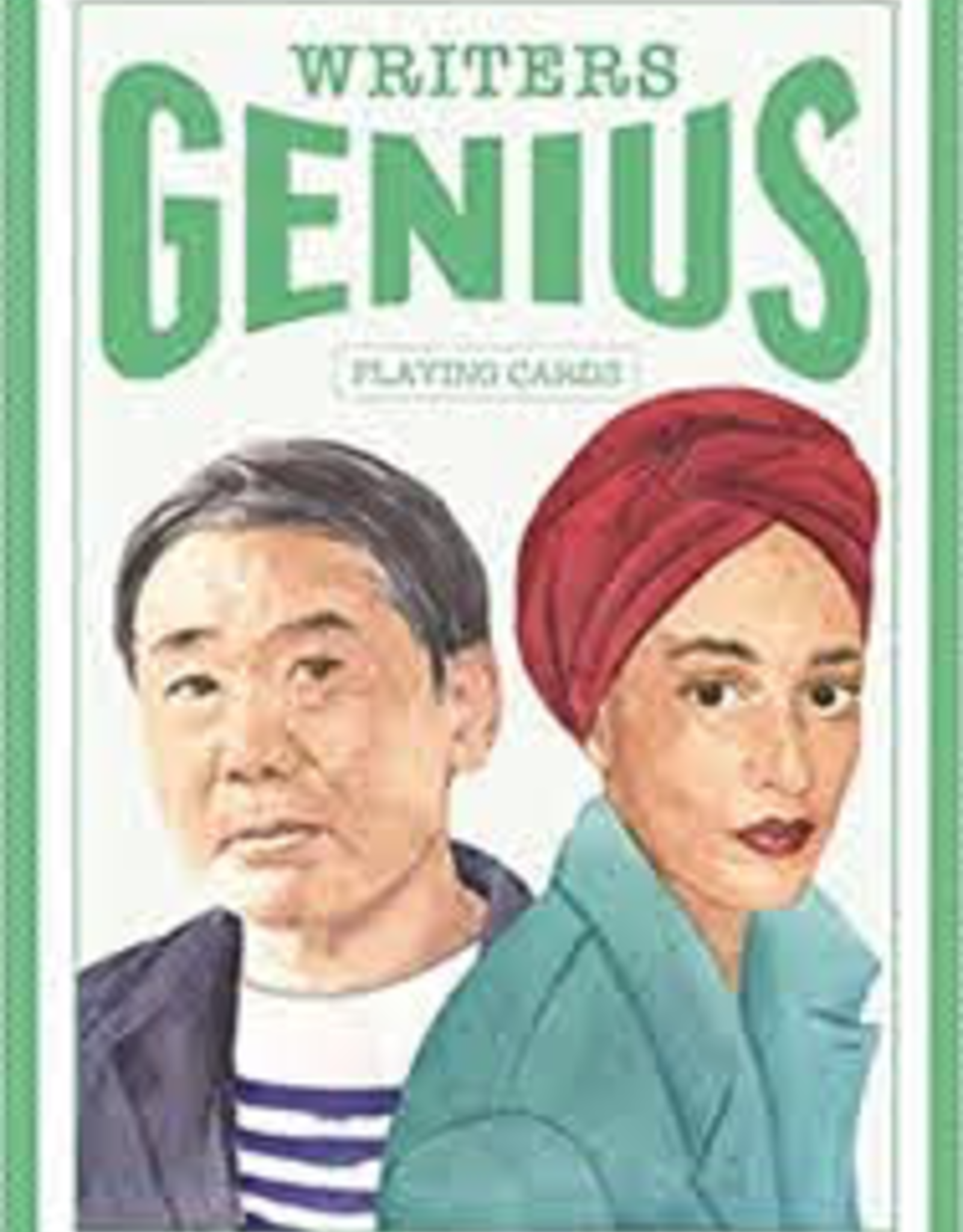 Writers Genius Playing Cards