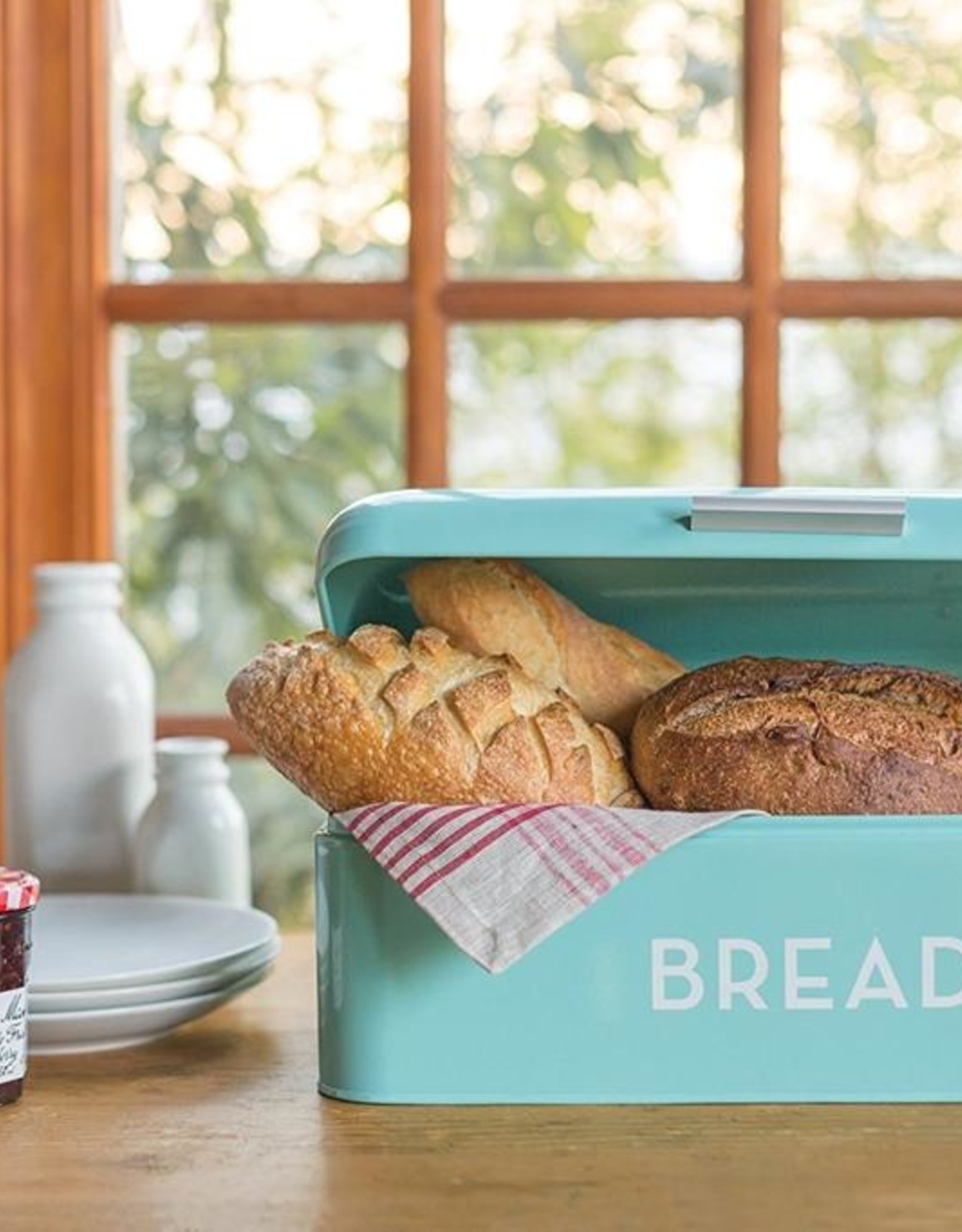 Bread Bin Large - Turquoise