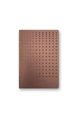 Gridded A6 Booklet, Burgundy
