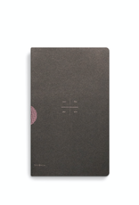 13x21 Beluga Notebook, Gold Foil Cover w. Dotted Pages