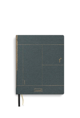 A6 Notebook Forest Green, Copper Foil