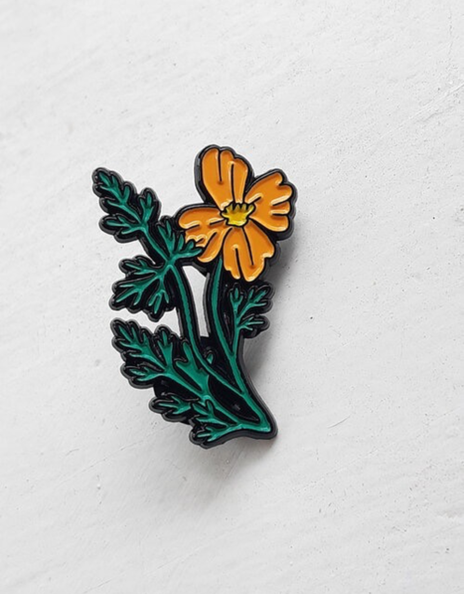 California Poppy Pin