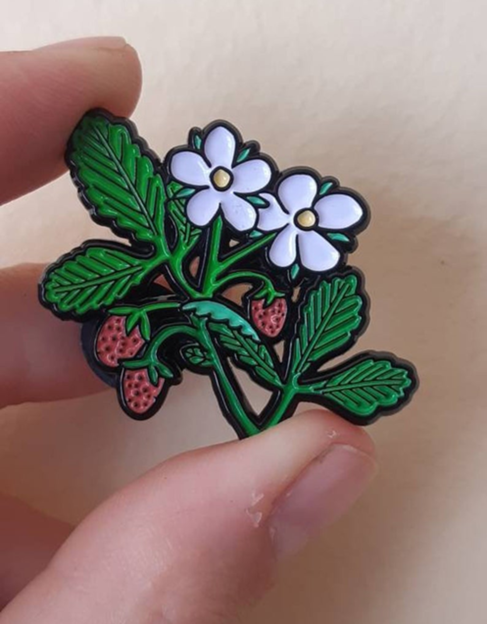 Wild Strawberry Pin