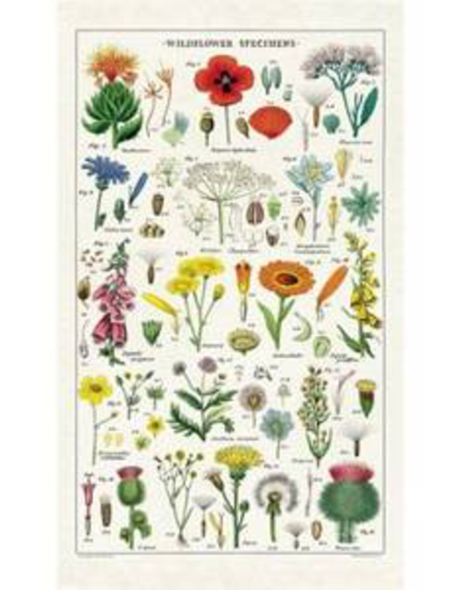 Wildflowers Tea Towel