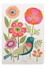 Avian Friends Embroidered Journal
