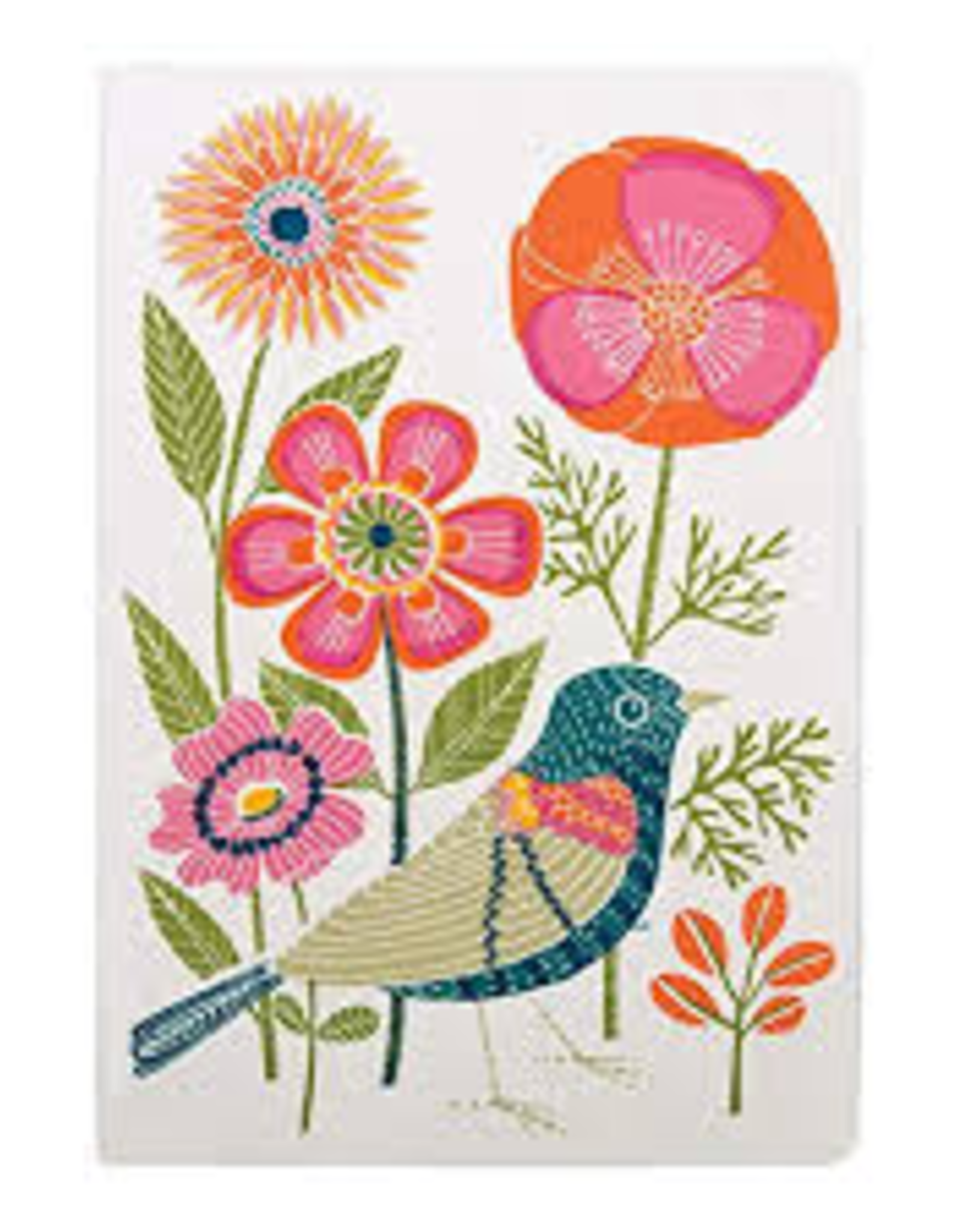Avian Friends Embroidered Journal
