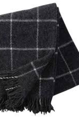 Wool Throw-Dark Grey
