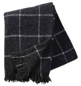 Wool Throw-Dark Grey