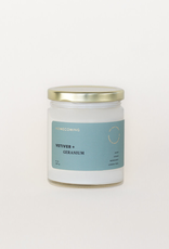 Vetiver And Geranium Soy Candle