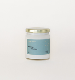 Vetiver And Geranium Soy Candle