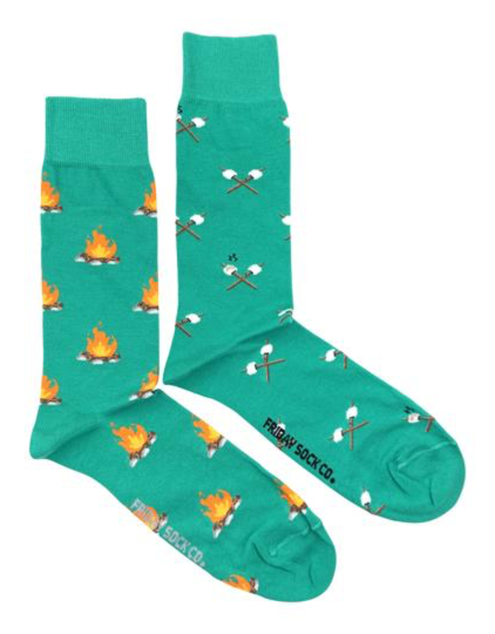 Campfire & Marshmallow Socks