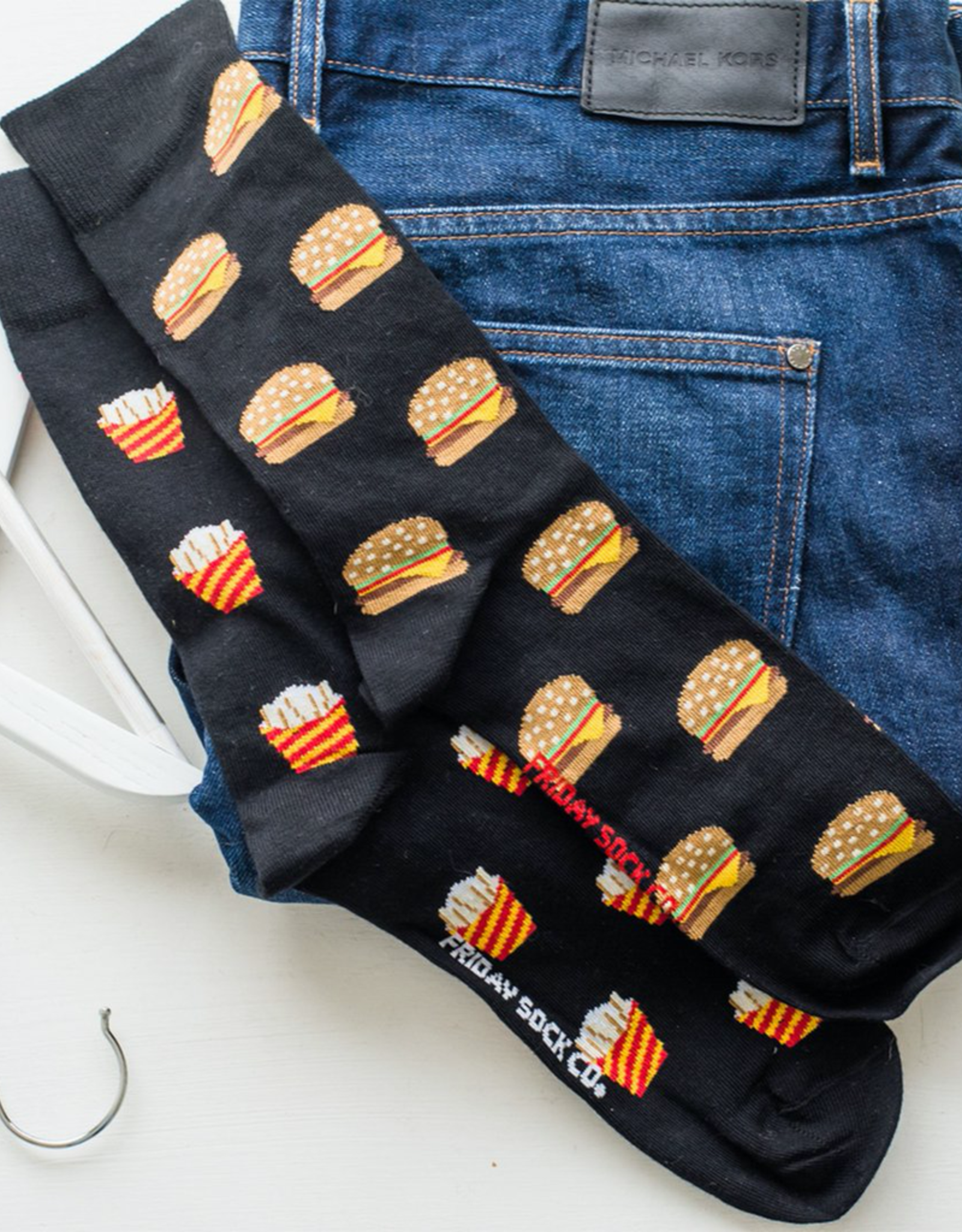 Fries And Burger Socks