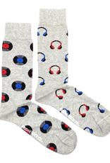 Record & Headphone Socks