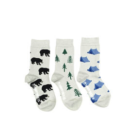 Bear And Tree Kids Socks-Age 2-4