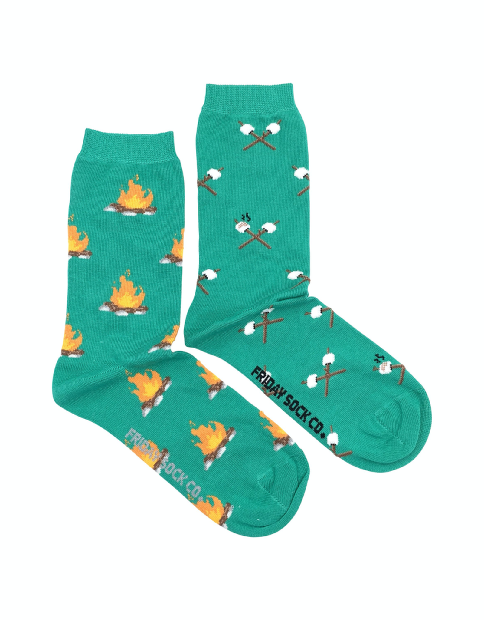 Campfire And Marshmallow Crew - Women's