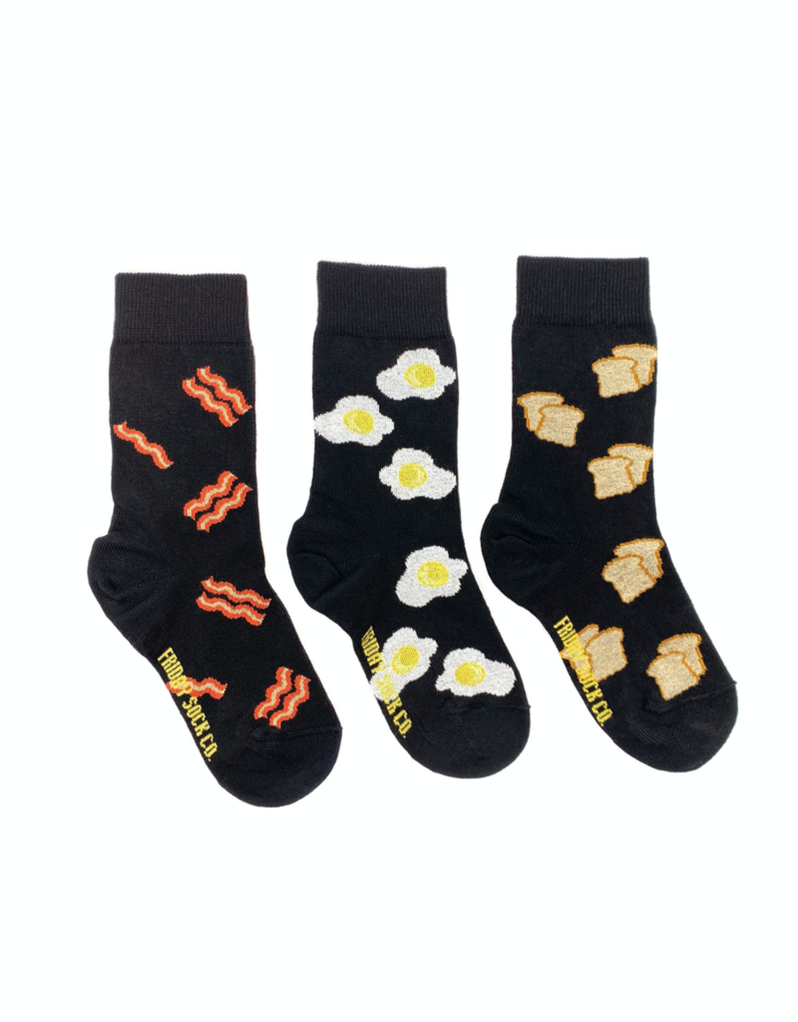 Bacon And Egg Kids Socks-Age 5-7