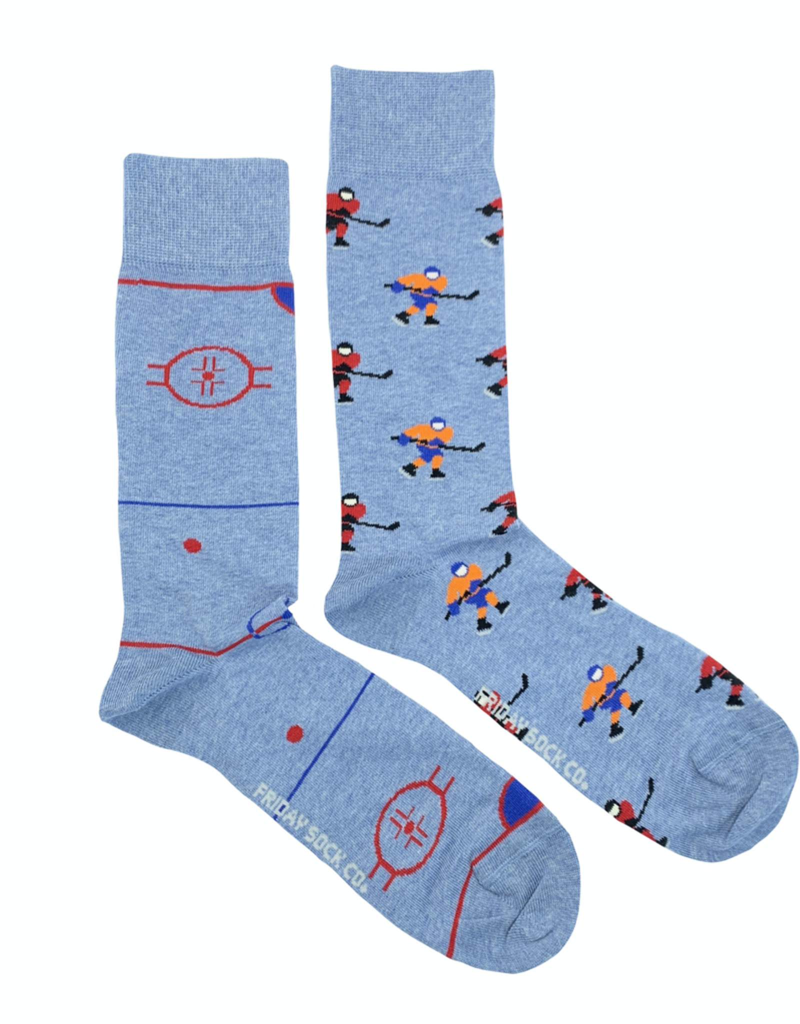 Hockey Rink And Player Socks