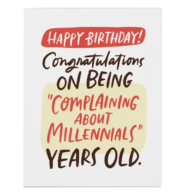Complaining About Millennials