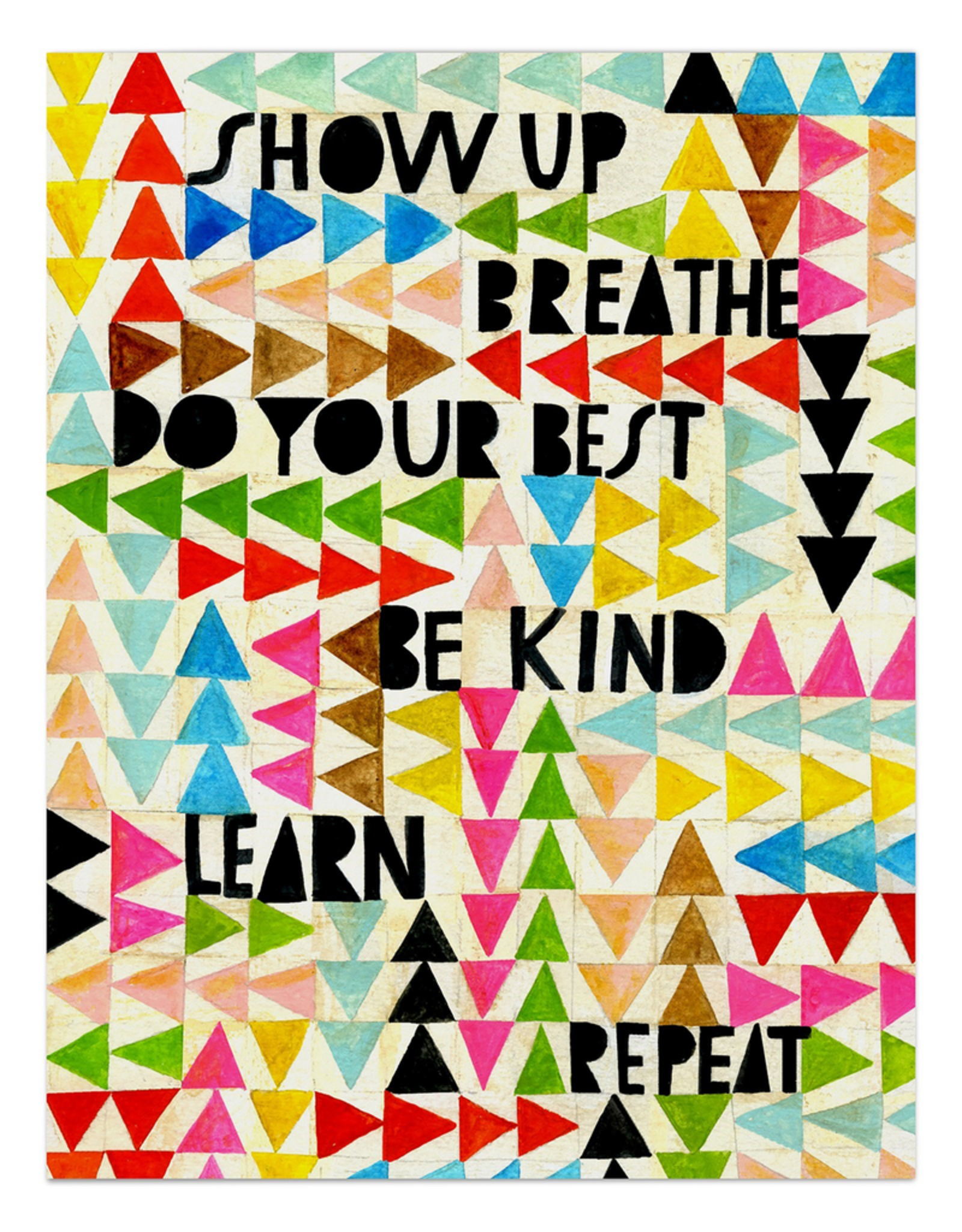 Show Up Breathe Card