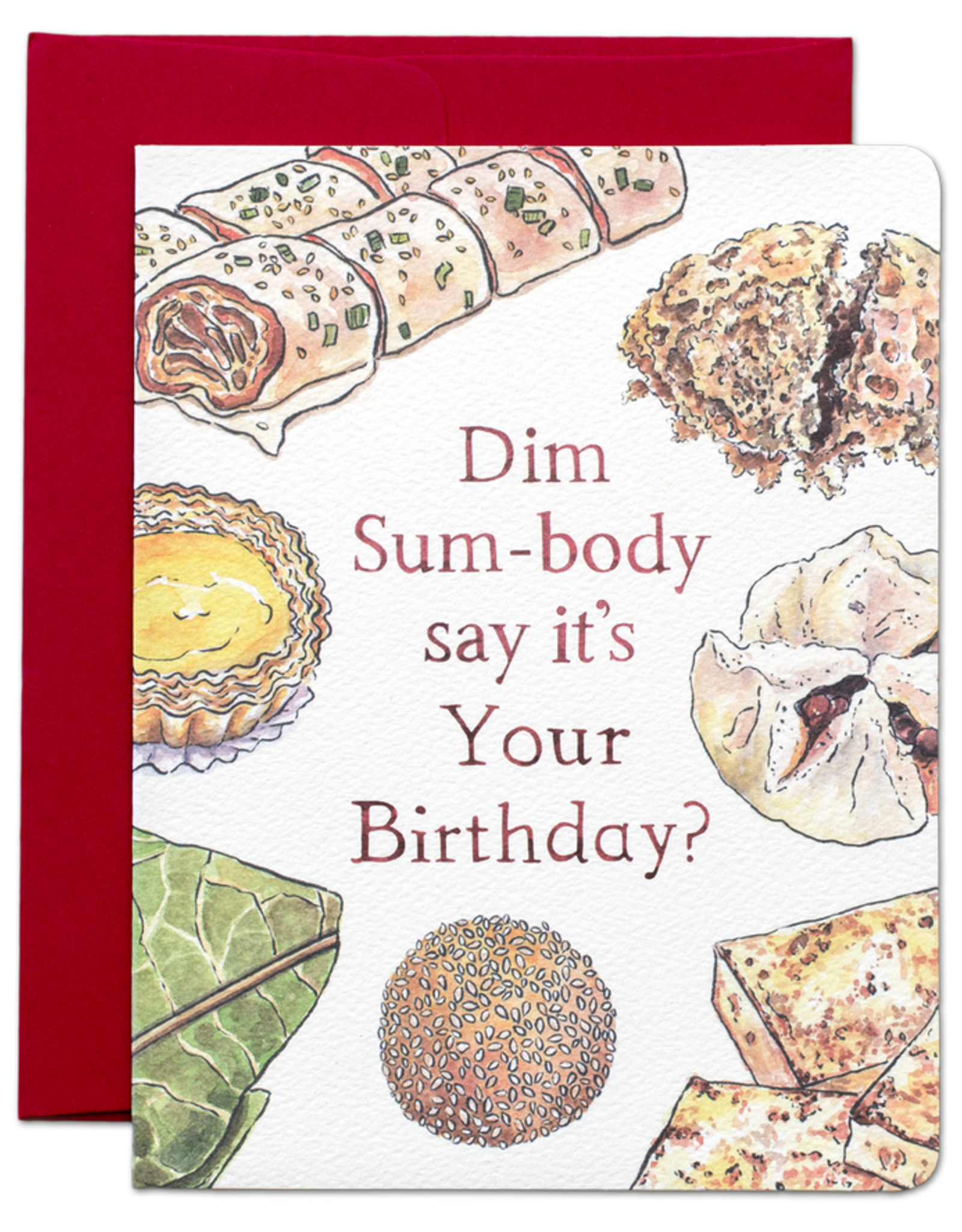 Dim Sum Birthday Card