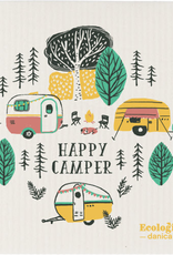 Swedish Dishcloth - Happy Camper