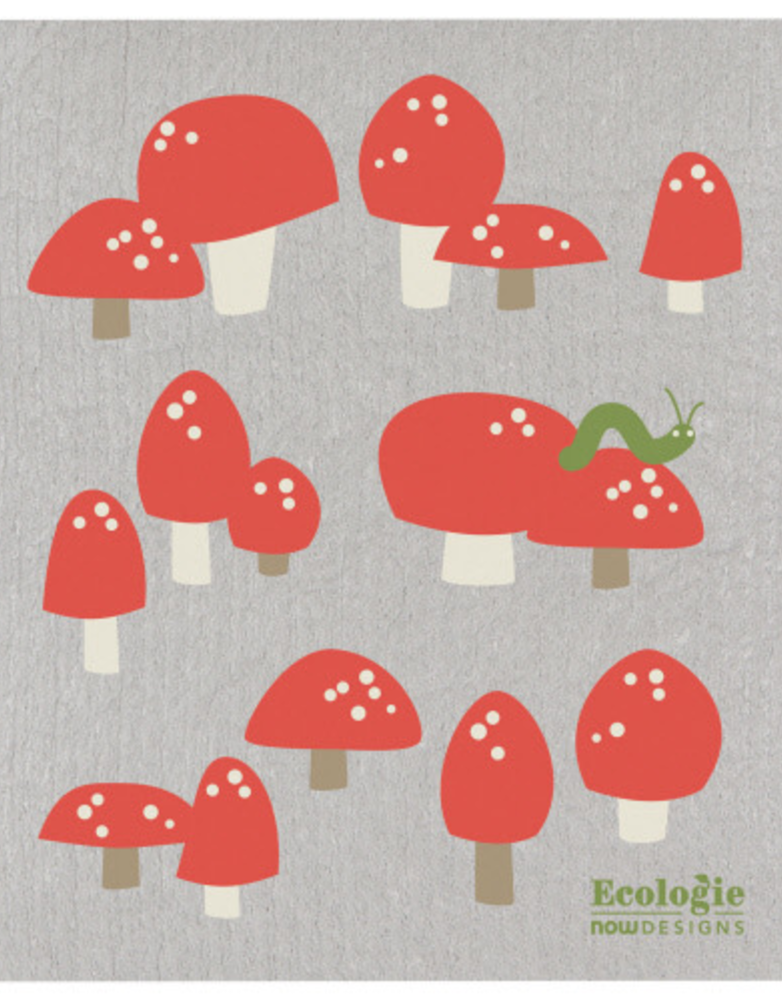 Swedish Dishcloth - Toadstools