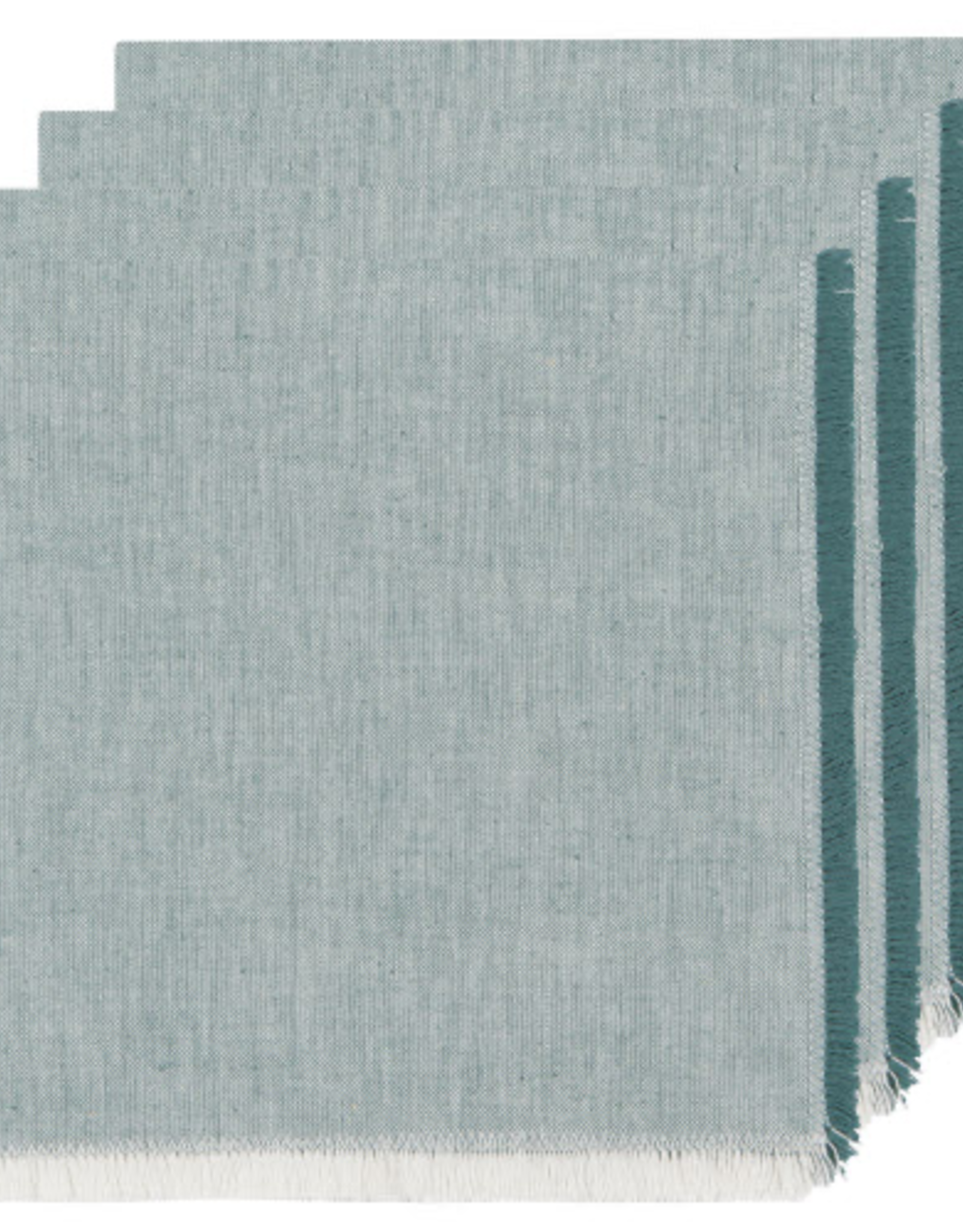 Chambray Napkins Set/4 Lagoon
